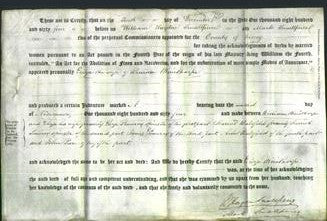 Deed by Married Women - Eliza Minithorpe-Original Ancestry
