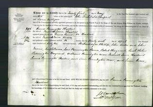 Deed by Married Women - Emma Pennington Hallows-Original Ancestry
