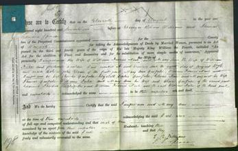Deed by Married Women - Temperanor Neale and Mary Ann Fisher