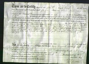 Deed by Married Women - Mary Susannah Goldthorp and Elizabeth Bates-Original Ancestry