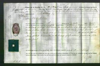 Deed by Married Women - Sarah Carter Wilding-Original Ancestry