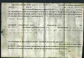 Deed by Married Women - Susanna Elizabeth Cadogan-Original Ancestry