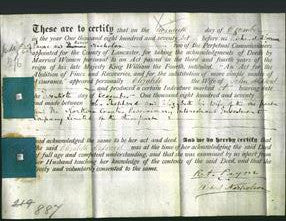 Deed by Married Women - Elizabeth Shepherd-Original Ancestry