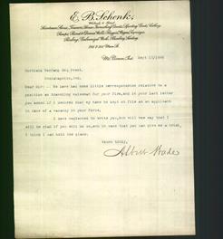 Letterhead - E.B. Schenk