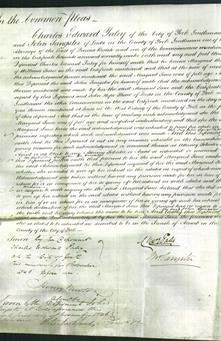 Court of Common Pleas - Margaret Smee-Original Ancestry