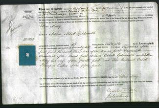 Deed by Married Women - Ellen Mary Goldsmith-Original Ancestry