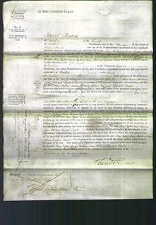 Court of Common Pleas - May Frossell. Sarah Newberry, Susan Bell and Elizabeth Brooks-Original Ancestry