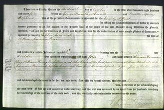 Deed by Married Women - Sophia Susannah Meers-Original Ancestry