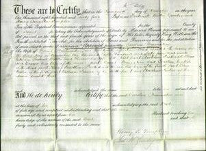 Deed by Married Women - Caroline Brownsden-Original Ancestry