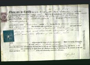 Deed by Married Women - Ann Whittingback-Original Ancestry