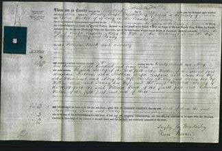 Deed by Married Women - Ann Simpson, Mary Whitelamb, Susan Shelley amd Fanny Bush-Original Ancestry