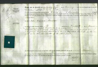 Deed by Married Women - Caroline Marsden-Original Ancestry