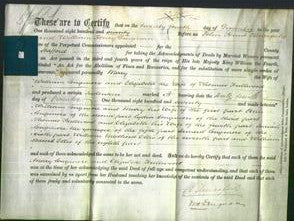 Deed by Married Women - Mary Longmore and Elizabeth Fullwood-Original Ancestry