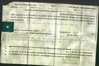 Deed by Married Women - Ann Baker and Sarah Ann Potter-Original Ancestry