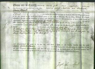 Deed by Married Women - Sophia Gertrude Horner-Original Ancestry