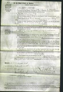 Court of Common Pleas - Sarah Selina Money-Original Ancestry