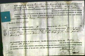 Deed by Married Women - Mary Henrietta George