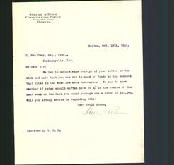 Letterhead - Steere & Burr, Commercial Paper