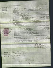 Court of Common Pleas - Ann Ravenshear-Original Ancestry