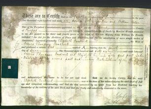 Deed by Married Women - Elizabeth Woodcock-Original Ancestry