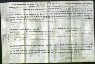 Deed by Married Women - Sophia Susannah Meers-Original Ancestry