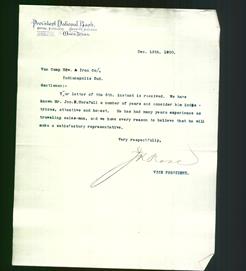 Letterhead - Provident National Bank