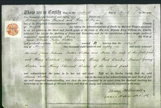 Deed by Married Women - Anna Button-Original Ancestry