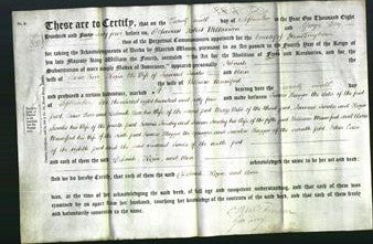 Deed by Married Women - Deborah Farr, Kezia Swales and Ann Mumford-Original Ancestry