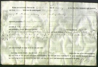 Deed by Married Women - Caroline Amelia Nash-Original Ancestry
