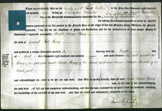 Deed by Married Women - Sarah Selina Money-Original Ancestry