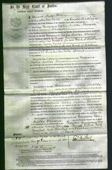 Court of Common Pleas - Georgiana Sophia Matilda Blencowe-Original Ancestry