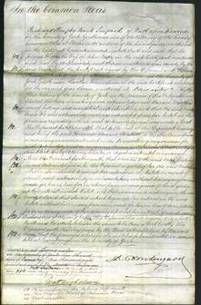 Court of Common Pleas - Martha Bisby-Original Ancestry