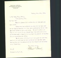 Letterhead - Steere & Burr, Commercial Paper