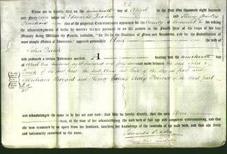 Deed by Married Women - Ann Quick-Original Ancestry