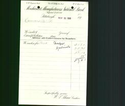 Bank Letterhead - Merchants & Manufacturers National Bank