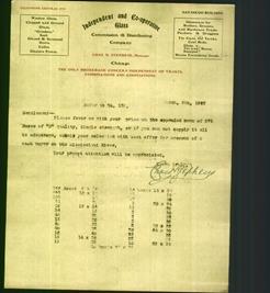 Letterhead - Independent and Co-operative Glass