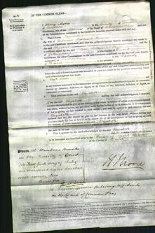 Court of Common Pleas - Elizabeth Charles-Original Ancestry