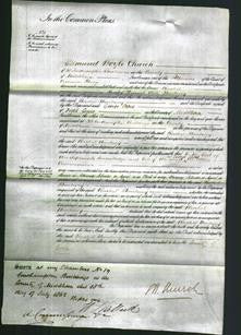 Court of Common Pleas - Rachel Hanbury-Original Ancestry