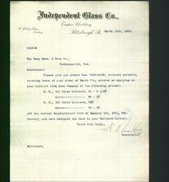 Letterhead - Independent Glass Co.