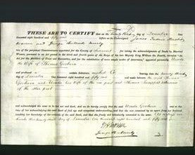 Deed by Married Women - Ursula Goodwin-Original Ancestry