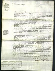 Court of Common Pleas - Sarah Ayerst-Original Ancestry