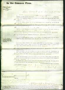 Court of Common Pleas - Martha Frances Ledgard-Original Ancestry