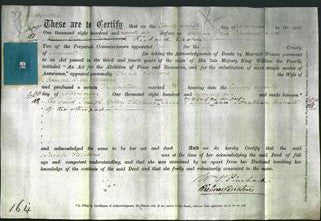 Deed by Married Women - Sarah Stephens-Original Ancestry