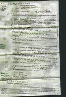 Court of Common Pleas - Anna Maria Tubby, Mary Ann Baxter-Original Ancestry