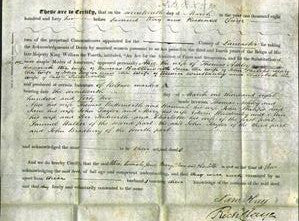 Deed by Married Women - Alice Ashley, Hannah Butterworth, Jane Philips, Mary Taylor, Ann Winstanley, Charlotte Sudworth-Original Ancestry