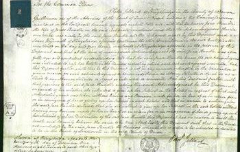Court of Common Pleas - Jane Rundle-Original Ancestry