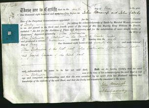 Deed by Married Women - Ellen Dickinson-Original Ancestry