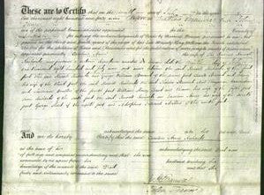 Deed by Married Women - Caroline Anne Richards-Original Ancestry