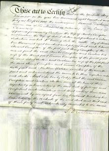 Deed by Married Women - Caroline Crompton and Caroline Hutton-Original Ancestry