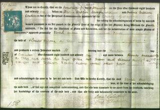 Deed by Married Women - Sarah Hulme-Original Ancestry